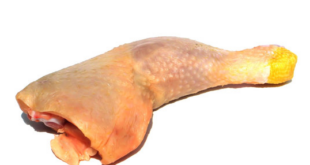 Why is chicken skin yellow
