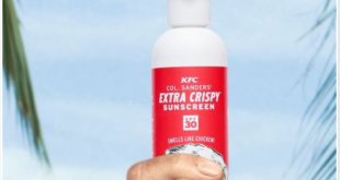 KFC Fried Chicken Scented Sunscreen